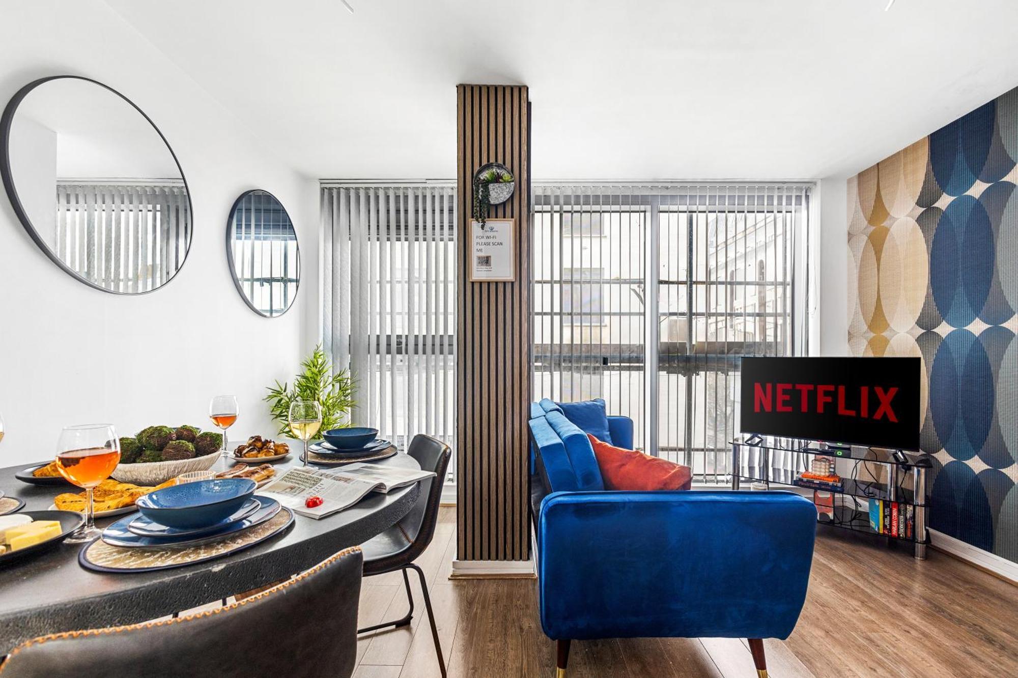 Bullring Lux Suite, New Street Free Netflix - Free Secure Parking- Sleeps 6 Birmingham Esterno foto